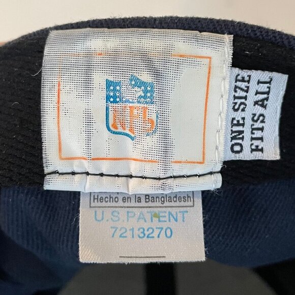 NFL Seattle Seahawks Acrylic Spandex Flex Hat Embroidered Logo Navy Sz S/M - Picture 4 of 10